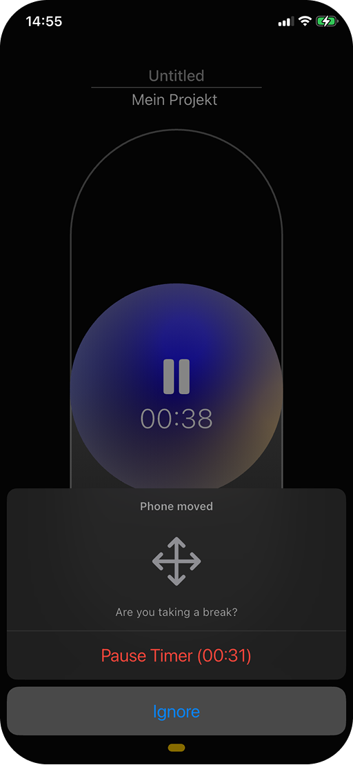 Motion Detection Popup